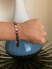 Thinnest Elegant Copper Magnetic Bracelet Balance Power Energy Arthritis Pain