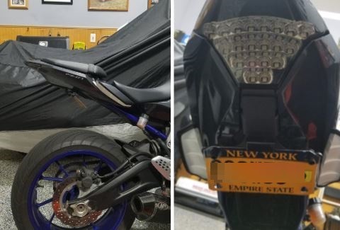 FZ 07 FZ-07 MT 07 YZF R7 Yamaha Fender Eliminator FRONT FACI