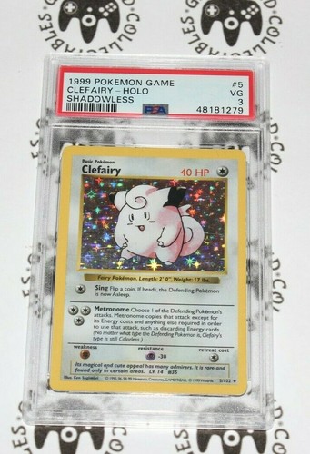 Clefairy (Shadowless) graded PSA 3 for sale on eBay