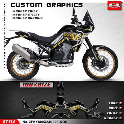 kit déco moto kove outride bleu | Kutvek