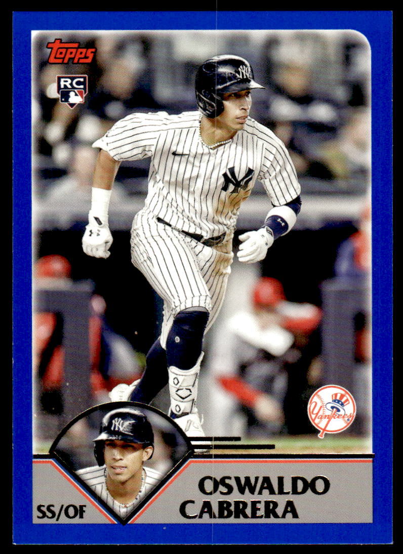2023+Topps+Archives+-+2003+Topps+%23201+Oswaldo+Cabrera+%28RC%29 for ...