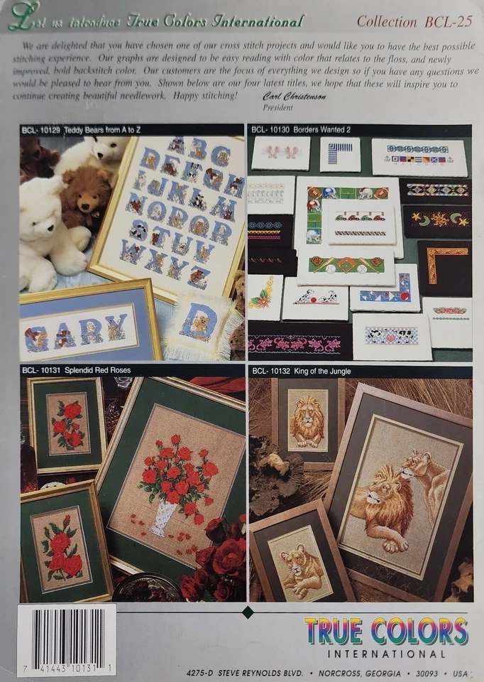 Splendid Red Roses Cross Stitch Patterns By True Colors c3 - Image 3 of 3