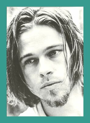BRAD PITT | Schauspieler | moderne Starpostkarte 70er bis 90er Jahre