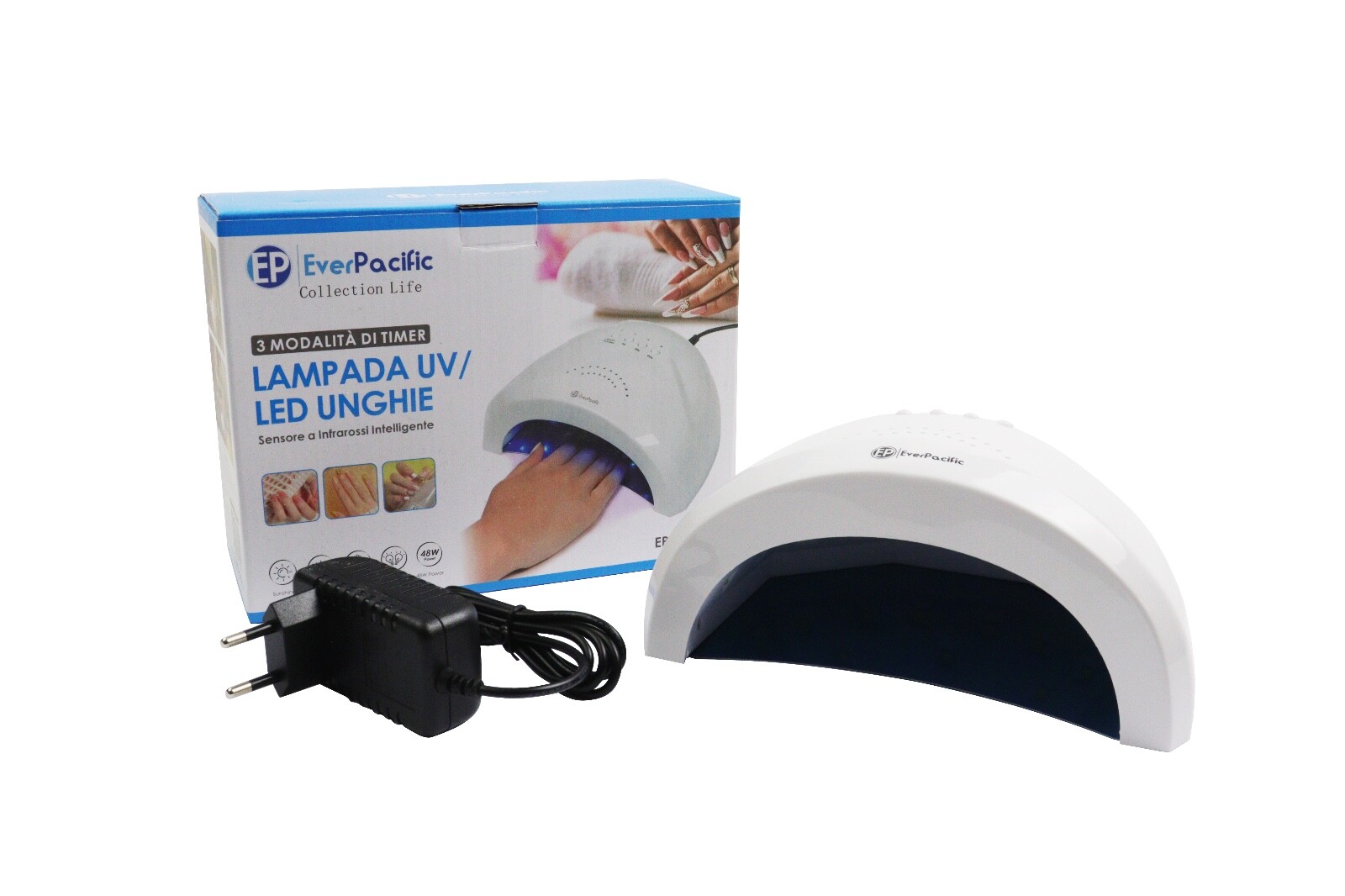 Lampada UV LED da 48W Ricostruzione Unghie NAIL ART - Fornetto - EP-77439 - FR54