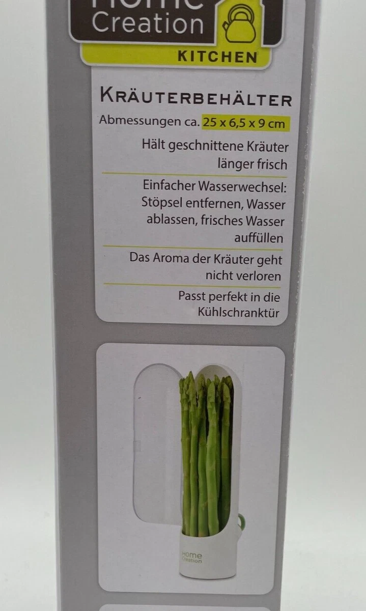 Home Creation Kitchen Kräuterbehälter Kräuter 25x6,5x9cm  