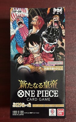 one piece card game op9 The Four Emperors OP-09 Japanese Booster Box 7 Power Bandai ONE PIECE Card Game