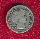 1914-D BARBER SILVER DIME **NICE CIRCULATED GOOD** FREE SHIPPING!!