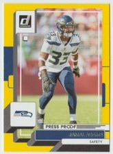 2022 Donruss Press Proof Yellow #36 Jamal Adams - Seattle Seahawks