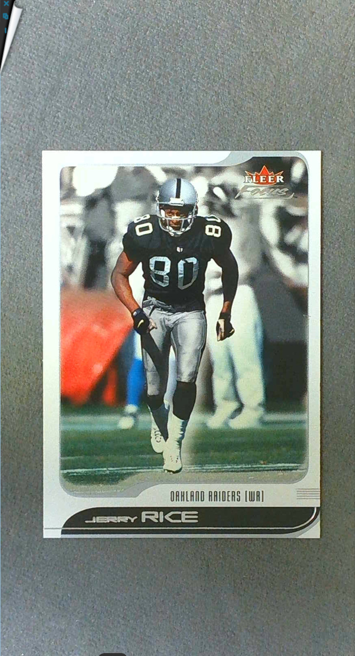2001 Fleer Focus #35 Jerry Rice Raiders