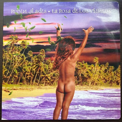 RUBEN BLADES - LA ROSA DE LOS VIENTOS LP RARE VINO TINTO TREMENDA SALSA
