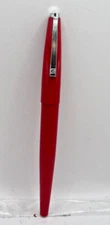 Eversharp by Parker Big E Vintage Red Cartridge Fill Pen--fine-new old stock