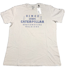 Caterpillar Shirt Men's M Gray CAT Tractor Equipment Bulldozer Construction NEW