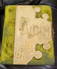 1800's  Victorian photo album W/46 Photos