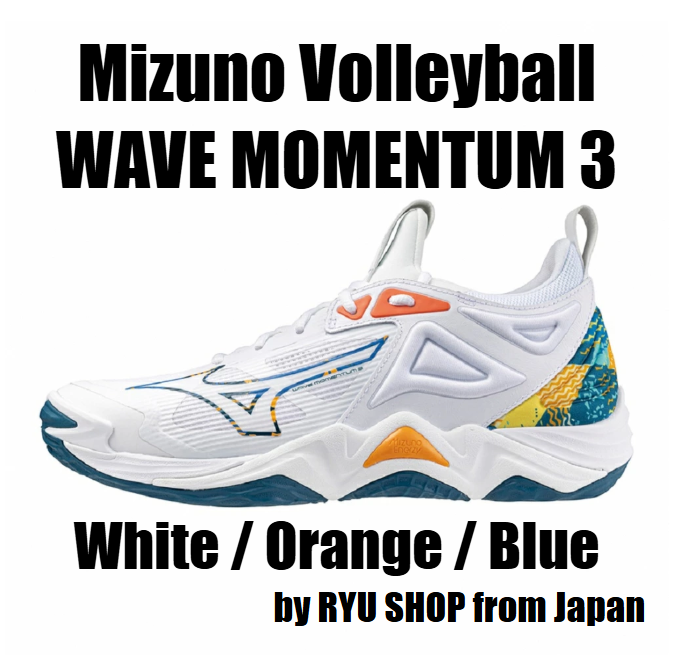 Mizuno Volleyball Shoes WAVE MOMENTUM 3 V1GA231256 White