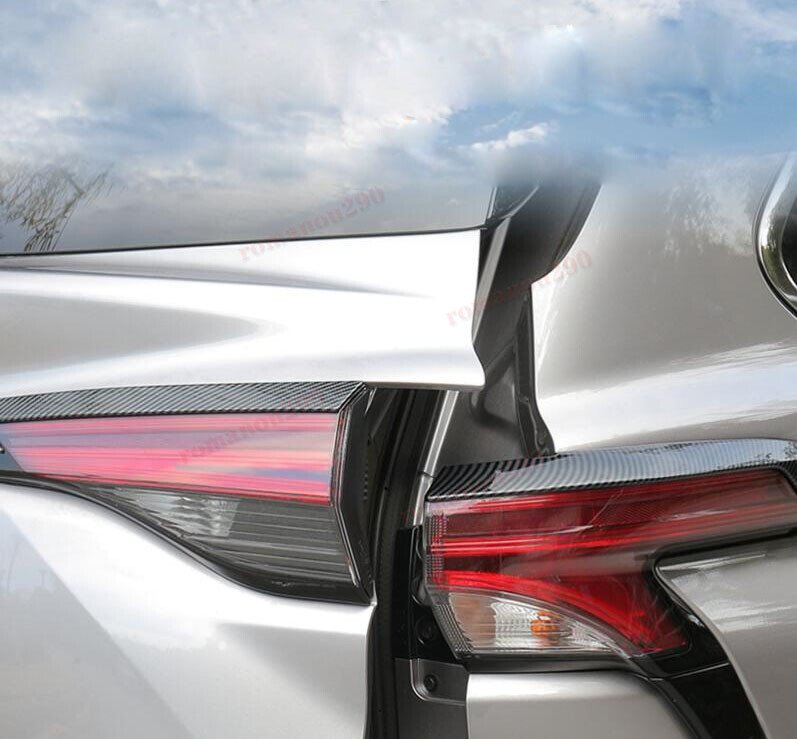 For Toyota Sienna 20212022 ABS Carbon Fiber Look Rear Tail Lights