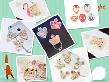 Legend's 360 Rotating Crystal Cell Phone Tablet Finger Ring Stand Holder Grip