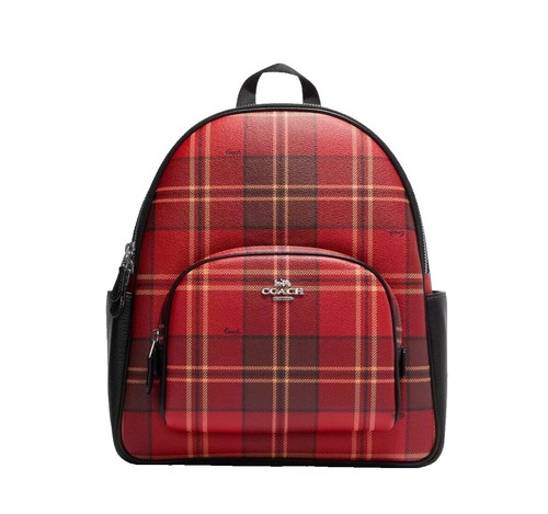 COACH 赤いドット柄リュック・バックパック COACH 赤いドット柄リュック・バックパック COACH 赤いドット柄