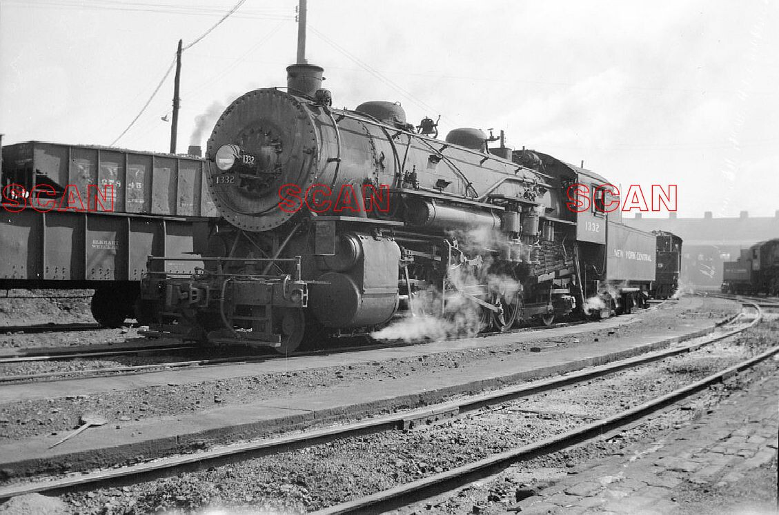 4C079 NEG/RP 1940s NEW YORK CENTRAL RAILROAD 282 LOCO #1332