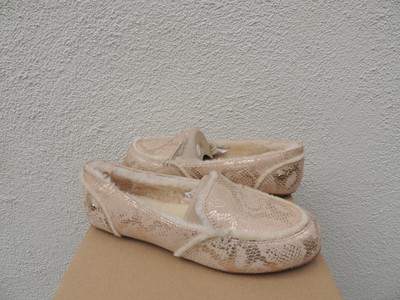 ugg hailey metallic snake loafer