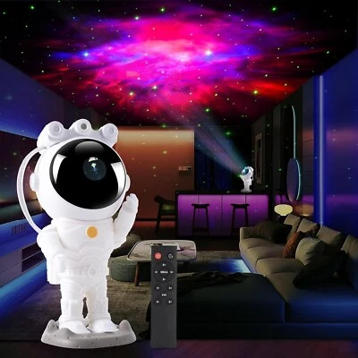 LED Sternenhimmel Projektor Astronaut Galaxy Nachtlicht Licht mit Timer C337 - Bild 1 von 4