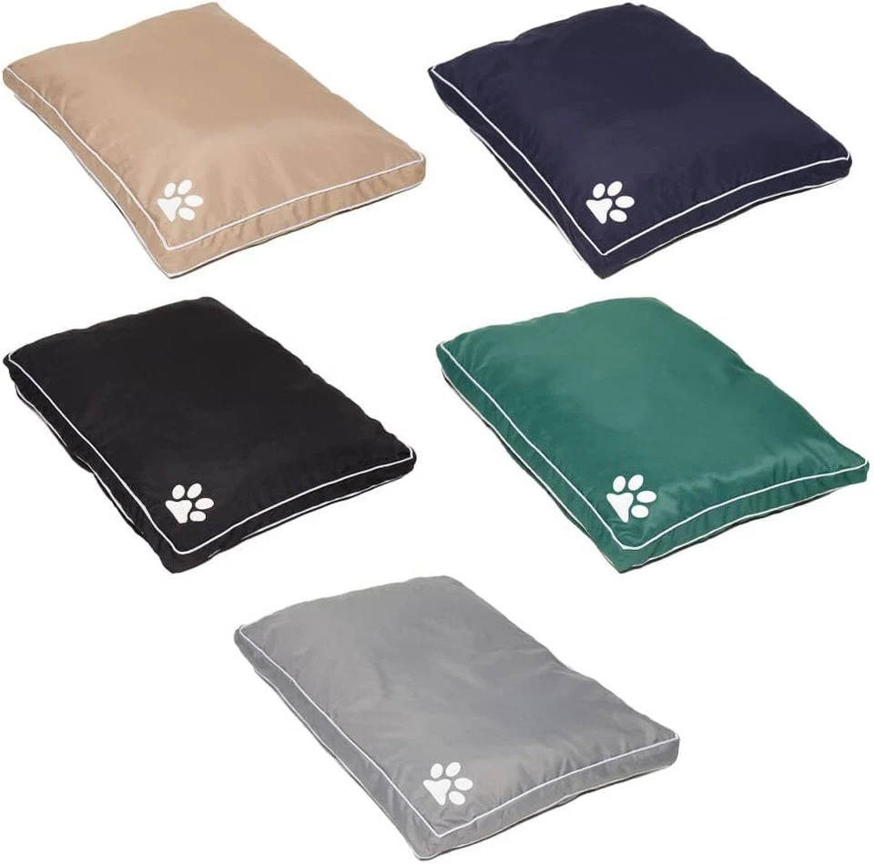 Waterproof Dog Bed Heavy Duty Cover Hardwearing Puppy Pet Cushion Mattress Tough