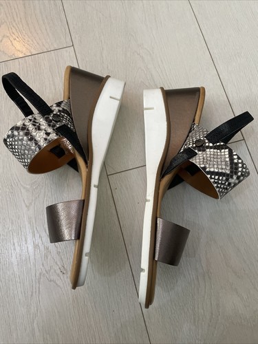 Moda In Pelle Nevari Pewter - Snake Leather UK 6 UVP 80€ - Bild 8 von 13