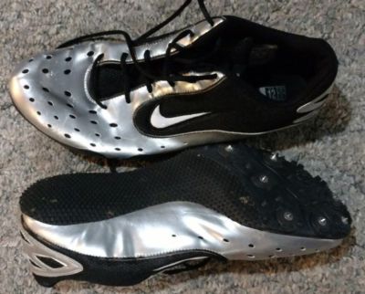 silver track shoes