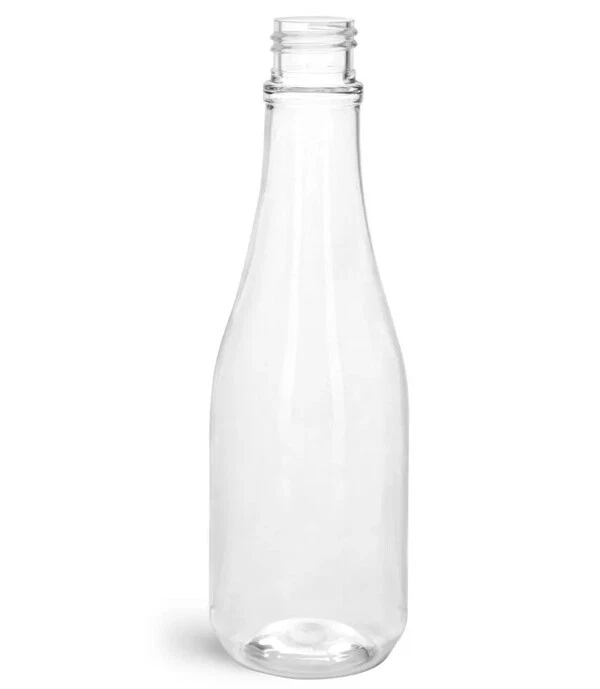 8 oz Woozy Plastic Squeeze Bottles (24-410) w/ Yorker Spout Dispensing Twist Cap - Image 4 of 4