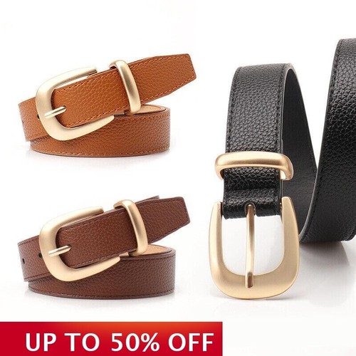 New Unisex Trendy Ins Belt Versatile Work Pin Buckle Leather Sleek Fahion Decor