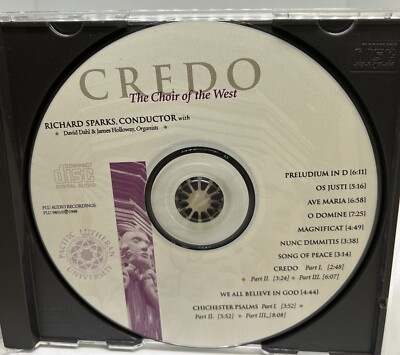Richard Sparks conductor -The Choir of the West - CD Album 1998 | eBay