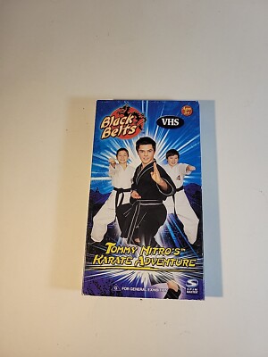 RARE Tommy Nitros Karate Adventure Black Belts Spin Master VHS