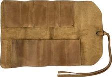 , Rustic Small Tool Roll-Up Bag (10 Slots), Portable Carry-On Pouch, Workshop St