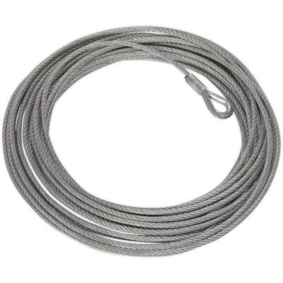 Drahtseil 9,2 mm x 26 m - passend für YS09217 & YS09218 Selbstrückgewinnungswinde