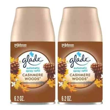 Glade Automatic Spray Refill Cashmere Woods 6.2 Oz 2 Count