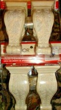 LEVOLOR SCROLL WANDLEUCHTER 4 BISKUIT HÄLT STAB ODER SCHAL BESCHREIBUNG LESEN ZUSTAND