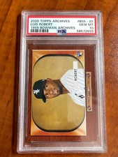 2020 Topps Archives Luis Robert RC 1955 Bowman Archives PSA 10 Rookie 