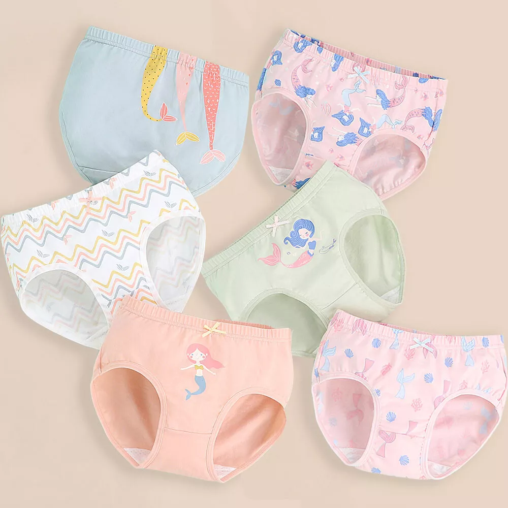 Cotton Kids Kawaii Panties Set 3 Cute Underwear For Boys And Girls