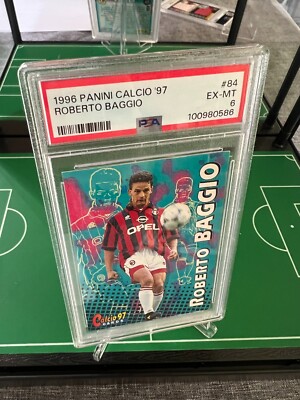 1996-97 Panini Calicio Cards Roberto Baggio Calcio 97 Cards PSA 6