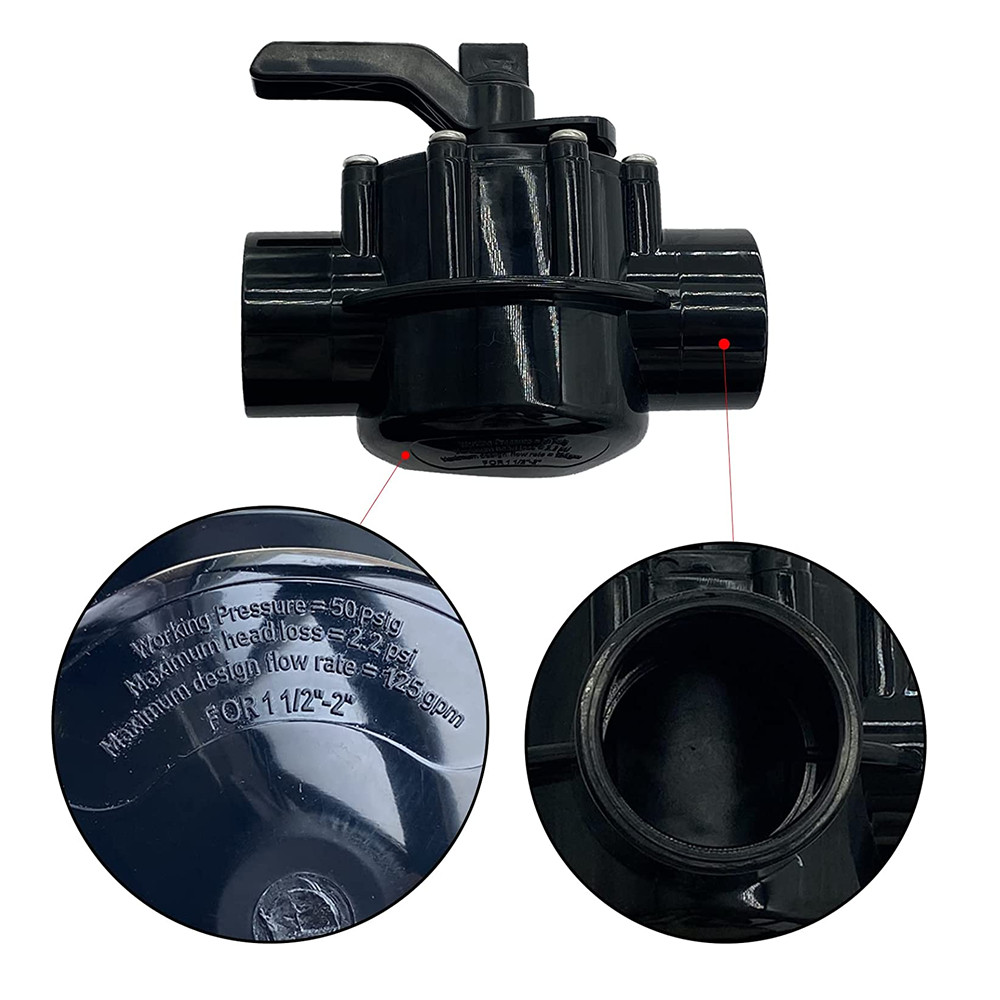 For Pentair 4724 263038 2 Port 1.5-2 Inch Positive Seal Valve Spa Diverter Valve