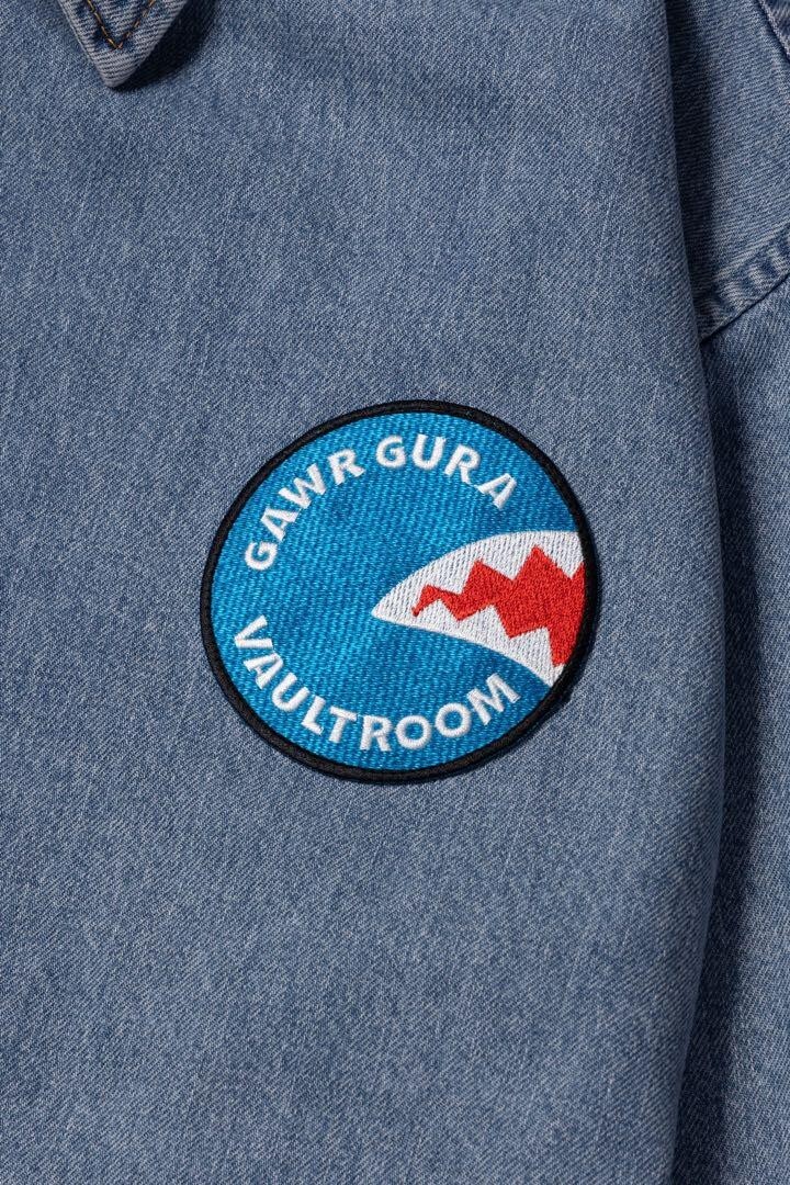 Vaultroom 24AW Hololive Gawr Gura DENIM SHIRT JACKET LL size
