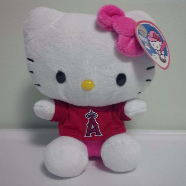 MLB SANRIO HELLO KITTY LOS ANGELES ANGELS 8" PLUSH TOY eBay