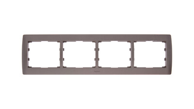 LEGRAND SISTENA LIFE Vierfach-Horizontalrahmen choco 771204 Rahmen