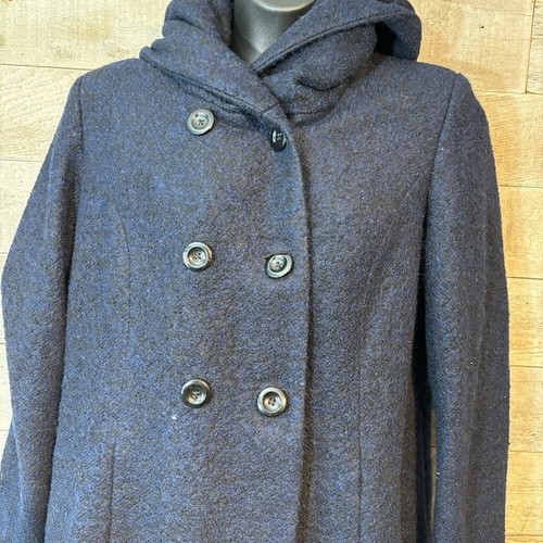 BNWT Ricki’s women’s navy blue double breasted hooded winter warm coat size XXL - Picture 4 of 11
