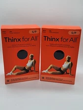 2 Pack: Thinx For All Reusable Period Underwear, Brief, SMALL, Black 