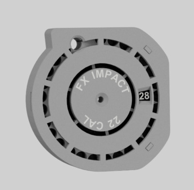 FX Impact Magazine .22 Cal 28 Rounds, Shot Counter, Pellet or Slug ...