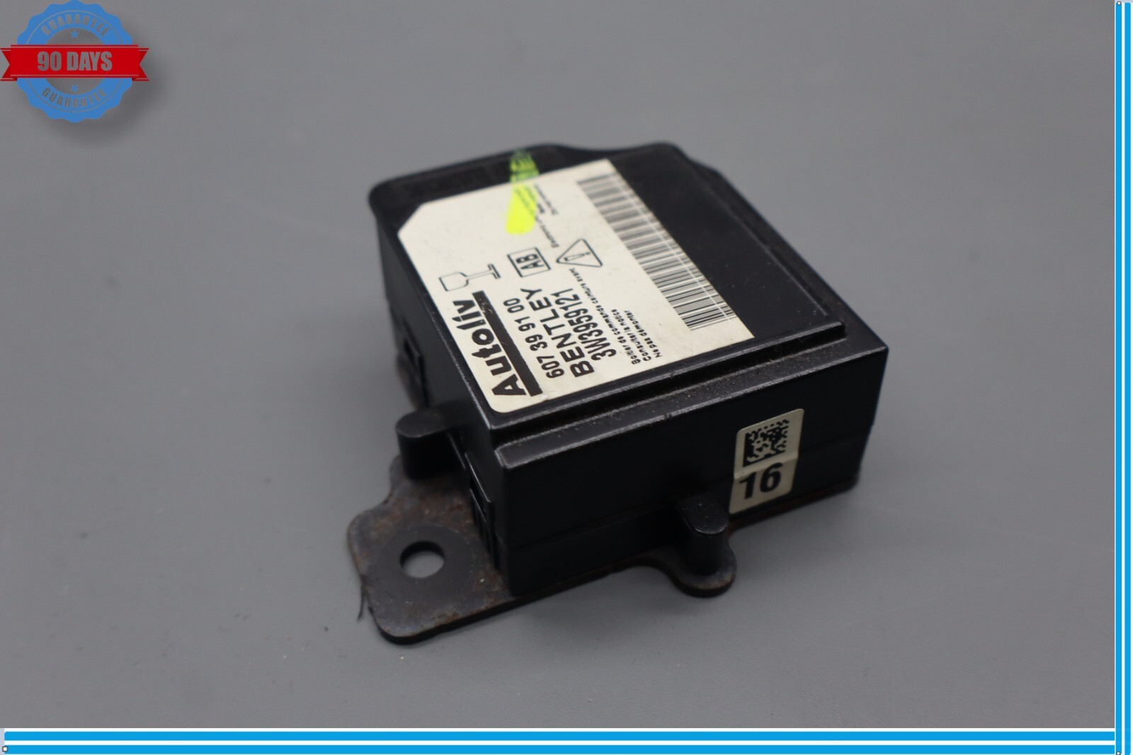 03-10 Bentley Continental GTC Speed Safety Bag Sensor SRS Control Module Oem