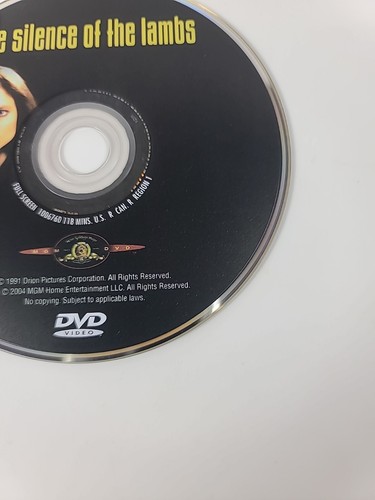 The Silence of the Lambs (DVD, 1991) Jodie Foster, Anthony Hopkins - 第 3/4 張圖片