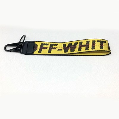 OFF WHITE Industrial Keychain Belt Strap W/Tag option US YELLOW | eBay