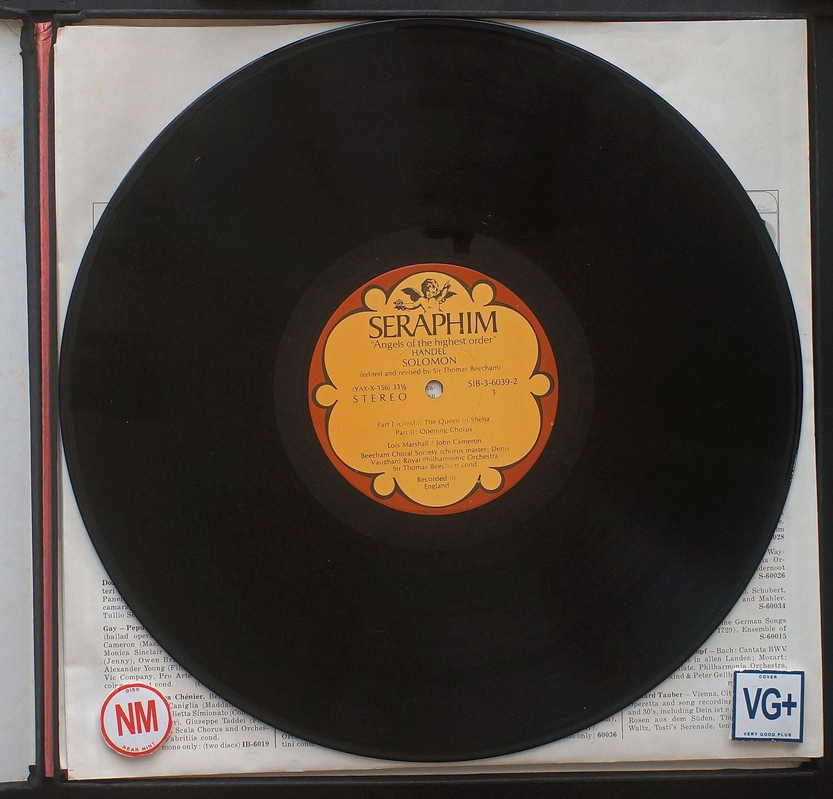 Mendelssohn Symphony No. 3 in A Major Reel to Reel Pre-Recorded Tape