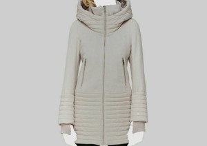 $1124 soia \u0026 Kyo Feminino Cinza Avery com capuz, jaqueta tipo parka para o inverno, Casaco Tamanho Xs | eBay